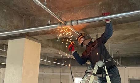 수신기 교체 현장